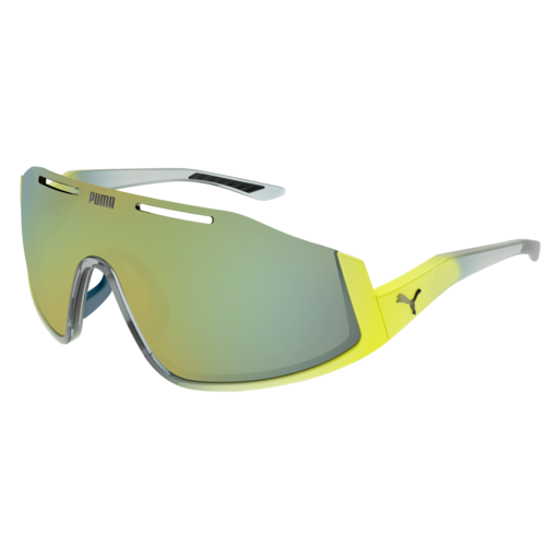 Puma Sunglass Unisex Grey Grey Yellow