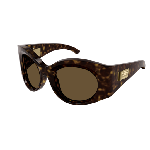 Balenciaga Sunglass Woman Havana Havana Brown