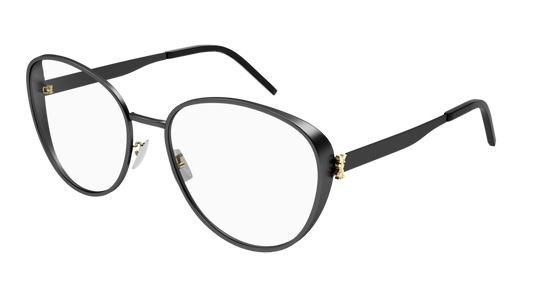 Saint Laurent Optical Frame Woman Black Black Transparent