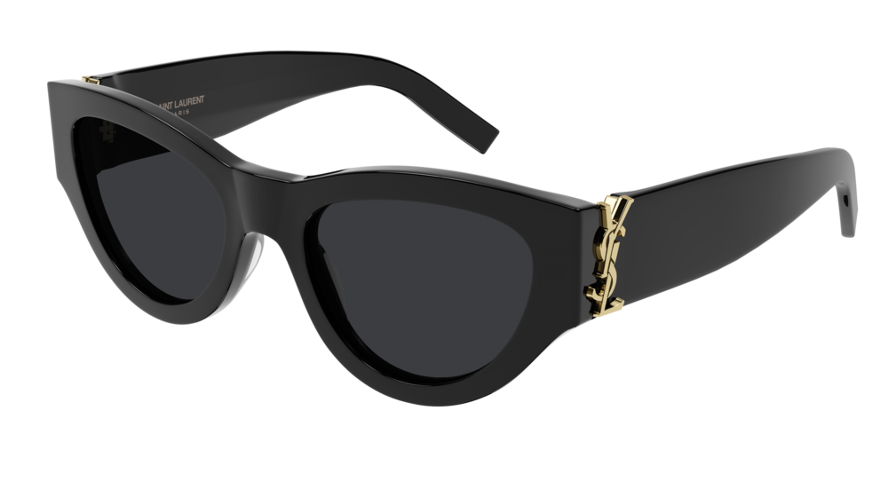 Saint Laurent Sunglass Woman Black Black Grey