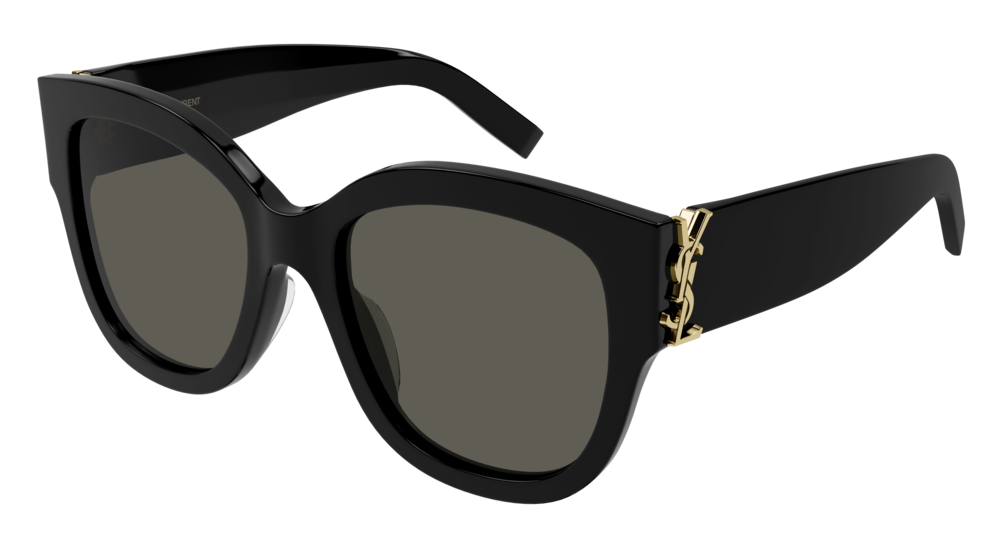 Saint Laurent Sunglass Woman Black Black Grey