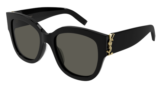 Saint Laurent Sunglass Woman Black Black Grey