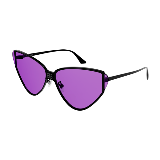 Balenciaga Sunglass Woman Black Black Violet