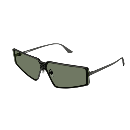 Balenciaga Sunglass Unisex Ruthenium Ruthenium Green