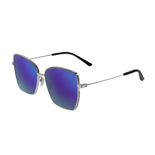 Balenciaga Sunglass Woman Ruthenium Ruthenium Violet