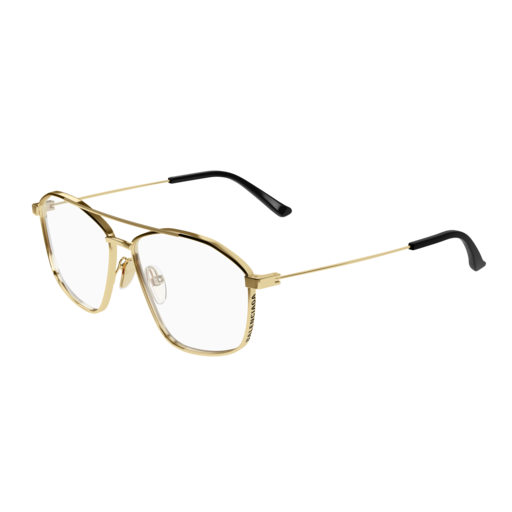 Balenciaga Optical Frame Man Gold Gold Transparent