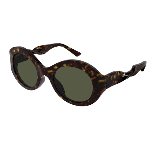 Balenciaga Sunglass Woman Havana Havana Green