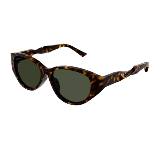 Balenciaga Sunglass Woman Havana Havana Green