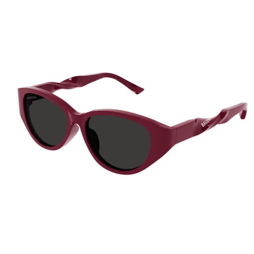 Balenciaga Sunglass Woman Burgundy Burgundy Grey