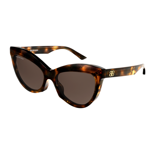 Balenciaga Sunglass Woman Havana Havana Brown