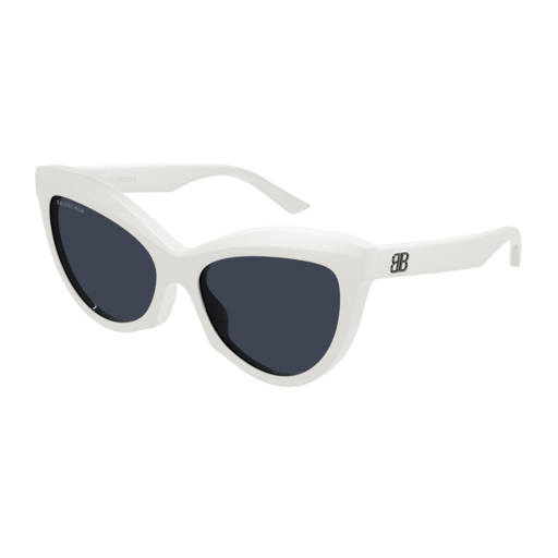 Balenciaga Sunglass Woman Ivory Ivory Blue