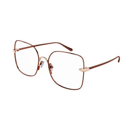 Pomellato Optical Frame Woman Brown Brown Transparent