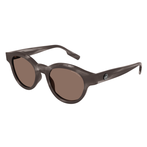 Montblanc Sunglass Man Havana Havana Brown