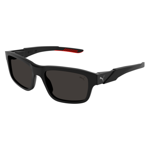 Puma Sunglass Man Black Black Smoke