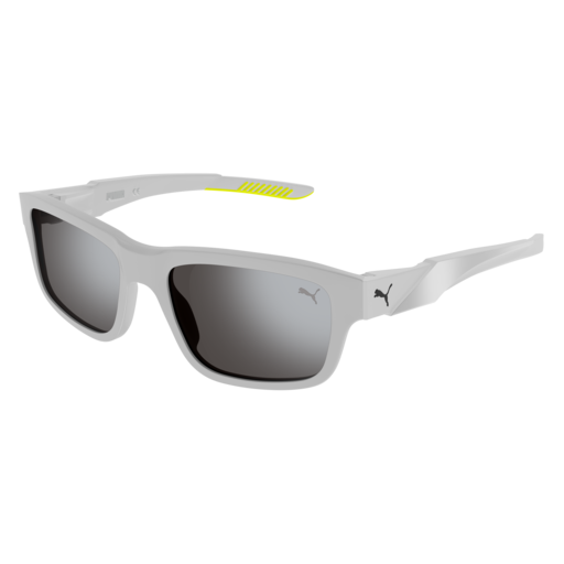 Puma Sunglass Man Silver Crystal Silver