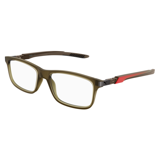 Puma Optical Frame Man Brown Brown Transparent