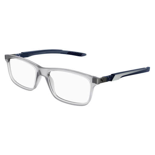 Puma Optical Frame Man Grey Blue Transparent