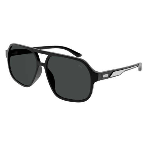 Puma Sunglass Man Black Black Smoke