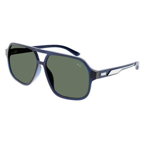 Puma Sunglass Man Blue Blue Green