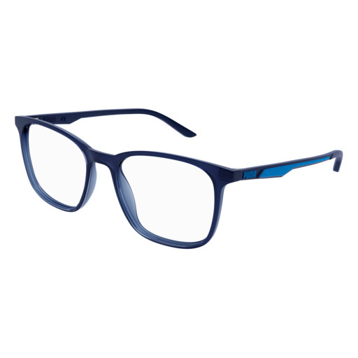 Puma Optical Frame Man Blue Blue Transparent