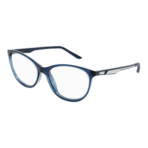 Puma Optical Frame Woman Blue Blue Transparent