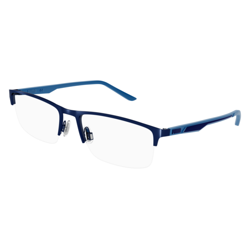 Puma Optical Frame Man Blue Blue Transparent