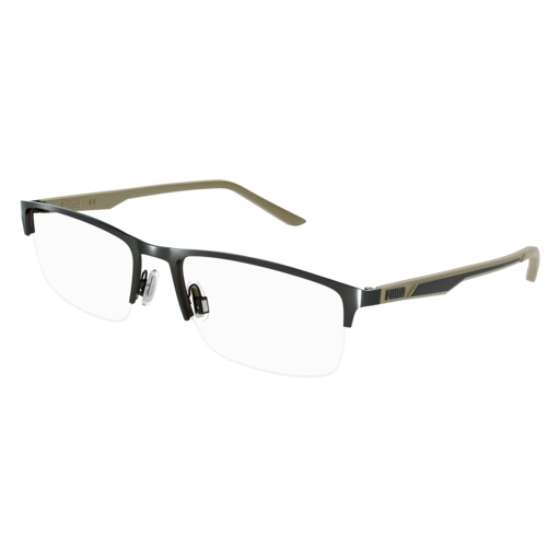 Puma Optical Frame Man Grey Green Transparent