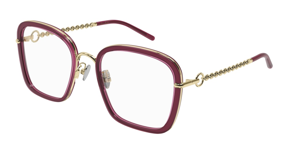 Pomellato Optical Frame Woman Pink Gold Transparent