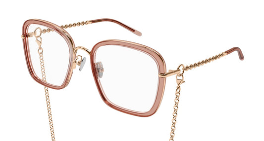 Pomellato Optical Frame Woman Nude Gold Transparent