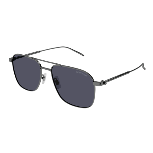 Montblanc Sunglass Man Ruthenium Ruthenium Blue