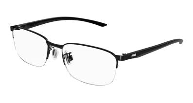 Puma Optical Frame Man Black Black Transparent