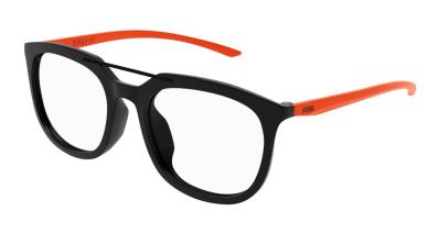 Puma Optical Frame Man Black Orange Transparent