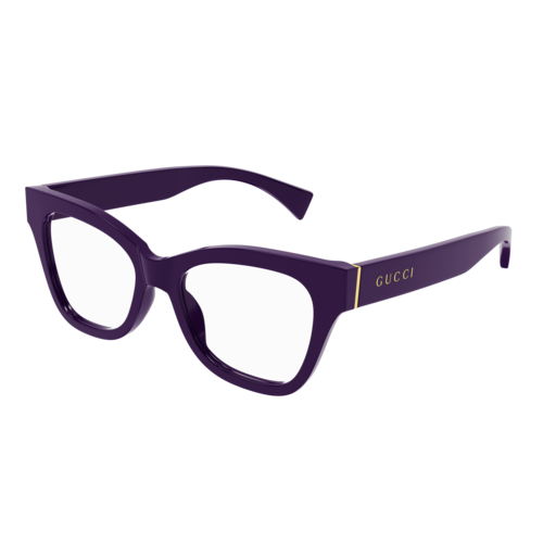 Gucci Optical Frame Woman Violet Violet Transparent