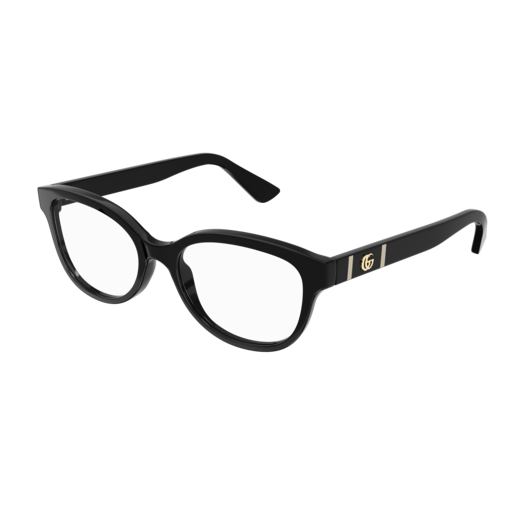 Gucci Optical Frame Woman Black Black Transparent