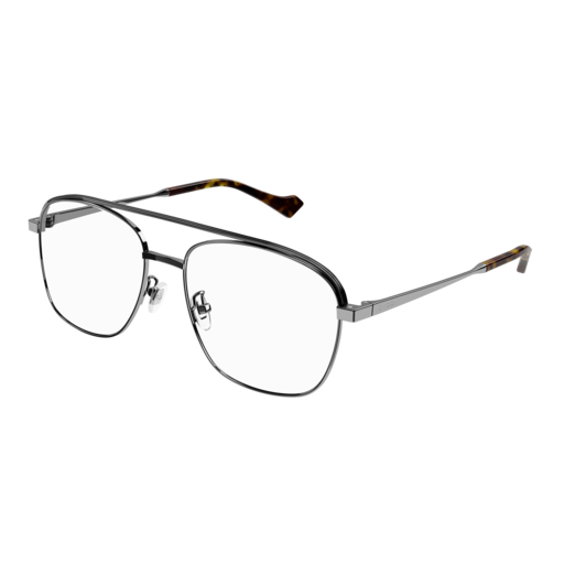 Gucci Optical Frame Man Ruthenium Ruthenium Transparent