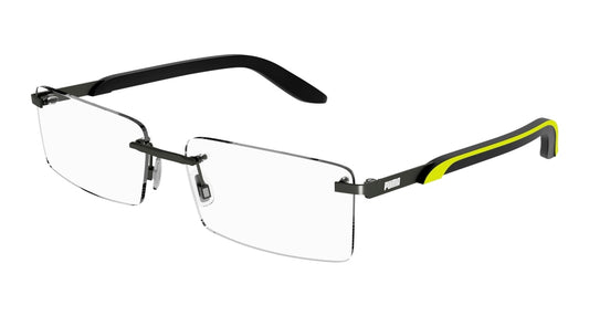 Puma Optical Frame Man Ruthenium Ruthenium Transparent