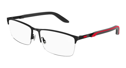 Puma Optical Frame Man Black Black Transparent