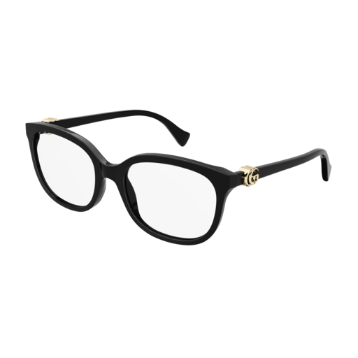 Gucci Optical Frame Woman Black Black Transparent