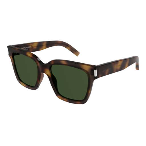 Saint Laurent Sunglass Woman Havana Havana Green