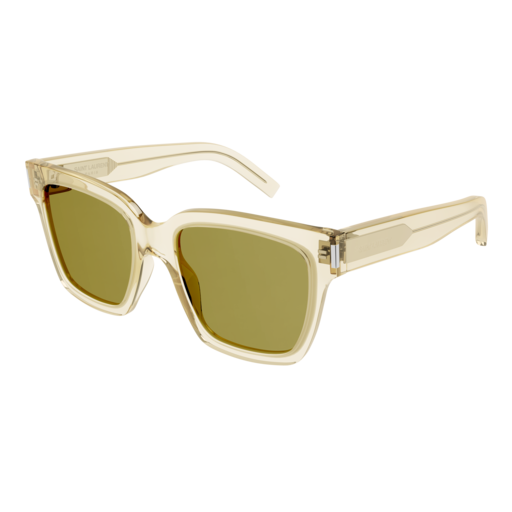 Saint Laurent Sunglass Woman Yellow Yellow Green