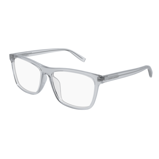 Saint Laurent Optical Frame Man Grey Grey Transparent