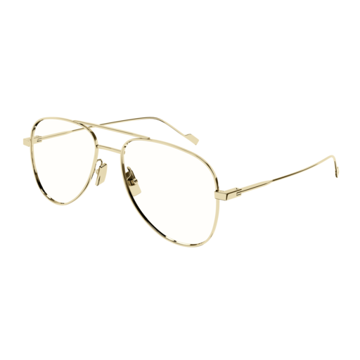 Saint Laurent Optical Frame Man Gold Gold Transparent