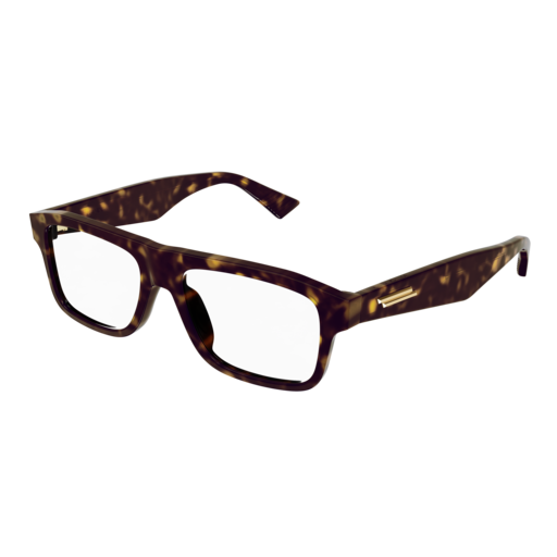 Bottega Veneta Optical Frame Man Havana Havana Transparent