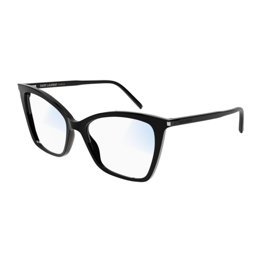 Saint Laurent Sunglass Woman Black Black Transparent