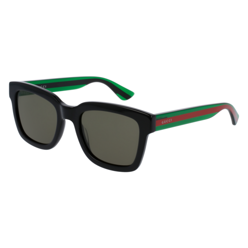 Gucci Sunglass Man Black Green Green