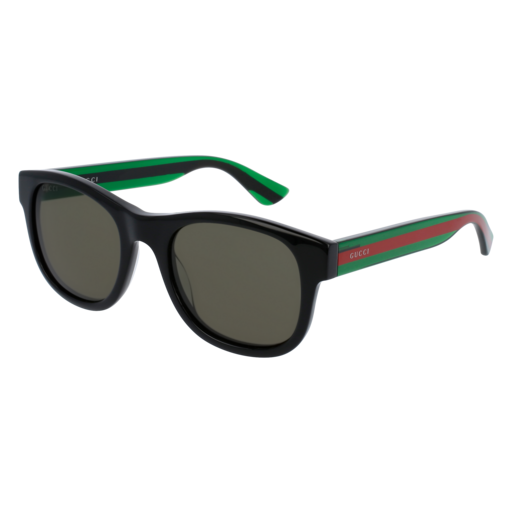 Gucci Sunglass Man Black Green Green