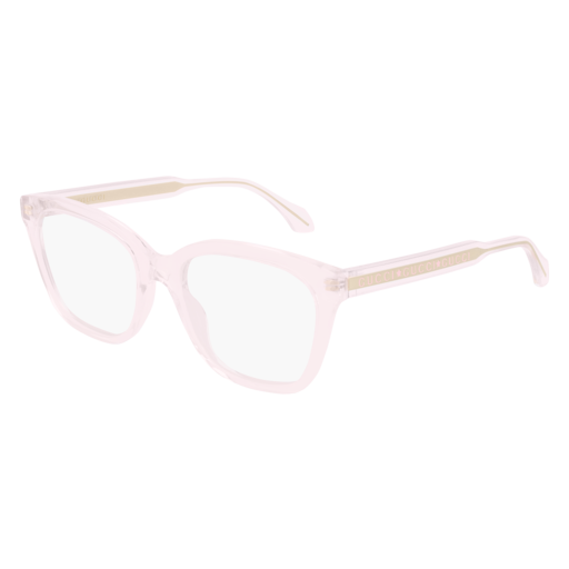 Gucci Optical Frame Woman Pink Pink Transparent