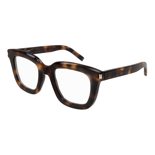 Saint Laurent Optical Frame Unisex Havana Havana Transparent