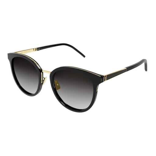 Saint Laurent Sunglass Woman Black Black Grey