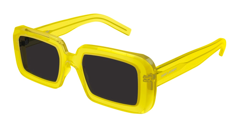 Saint Laurent Sunglass Unisex Yellow Yellow Black